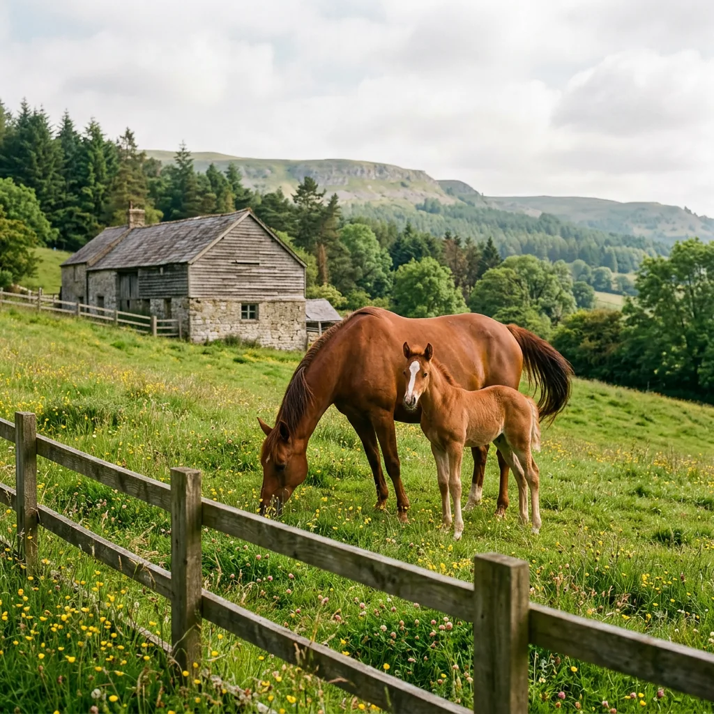 Élevage de chevaux, Centre équestre de Thônes, Thônes
